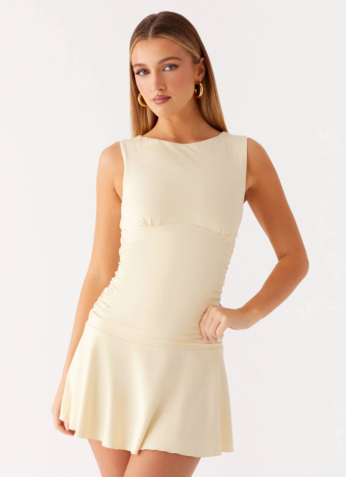 Minivestido Kelda - Amarillo