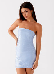 Mini Vestido Martini - Azul