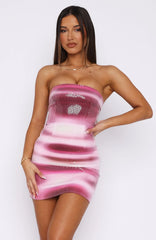 Minivestido de lentejuelas Make Up My Mind Boysenberry Ripple
