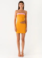 Minivestido Ica - Naranja
