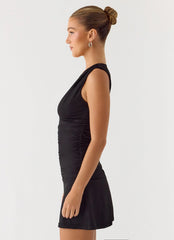 Minivestido Cherry Sky - Negro