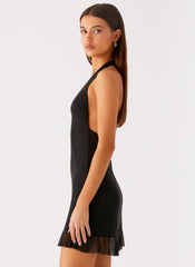 Minivestido de lentejuelas Odrella - Negro