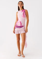 Minivestido Normandy - Rosa Pastel