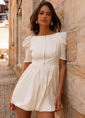 Minivestido Enya - Marfil