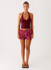 Shorts Bloomer Entertain Me - Lagoa Lavanda