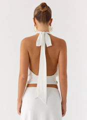 Ignite It Button Top - White