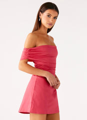 Minivestido Kierra - Coral