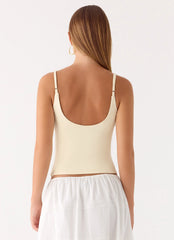 Top de tirantes Blondie - Amarillo