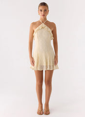 Minivestido Every Second - Marfil