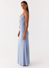 Vestido largo Jocelyn - Azul