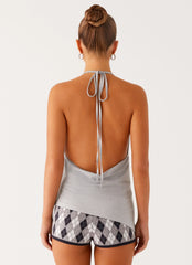 Blusa Dasha com Capuz - Cinza