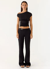 Calça Anaiis Low Rise - Preto