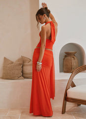 Falda larga Blaze - Rojo fuego