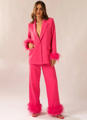 Pantalones Pluma Shake It Off - Magenta