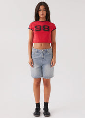 Hunter Denim Jorts - Azul Lavado Vintage
