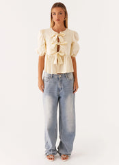Top con lazo Western Wind - Amarillo