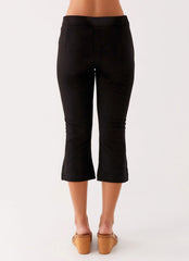 Pantalones capri Rue - Negro