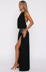 Vestido largo negro Never On Read