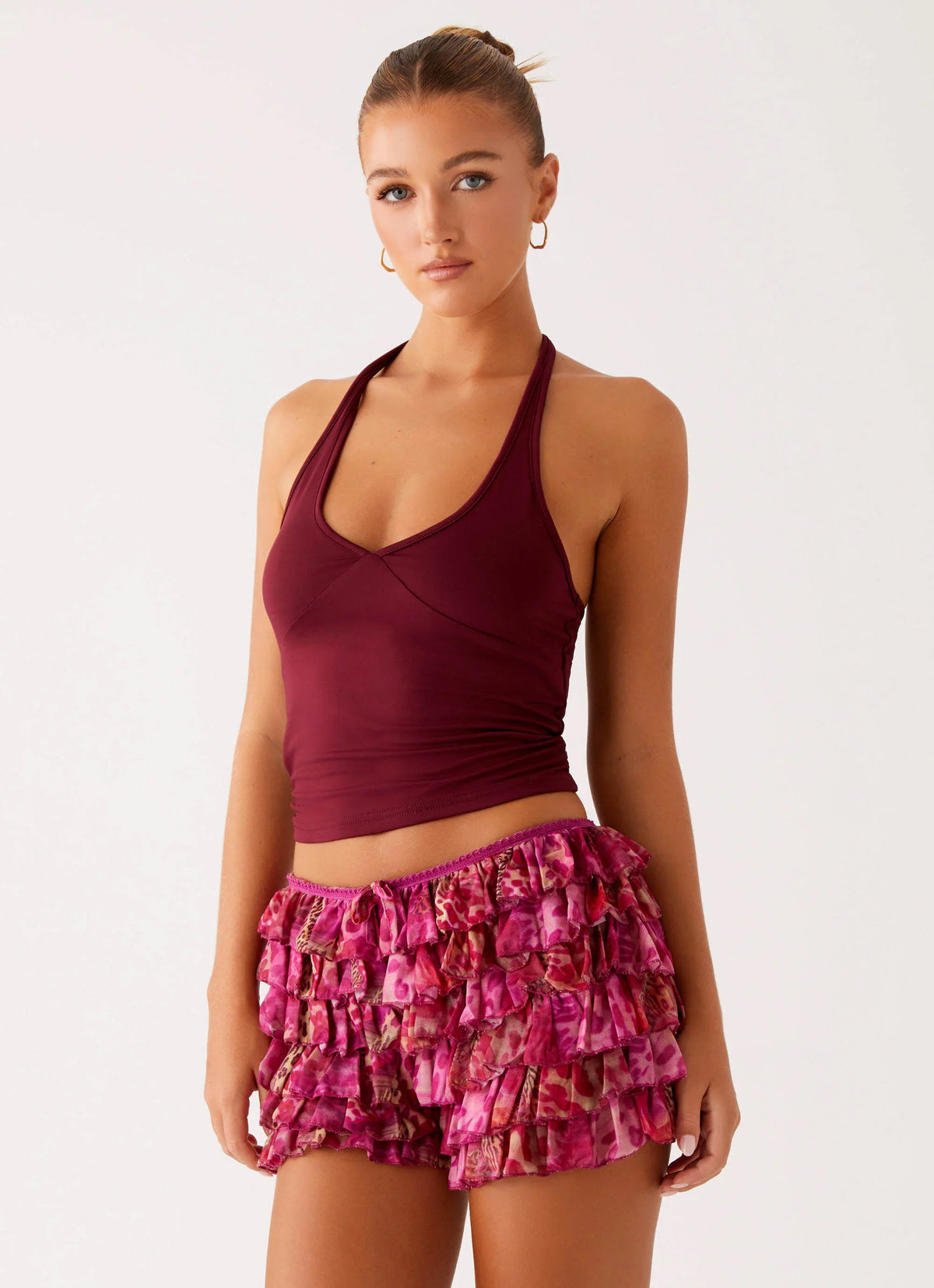 Shorts Bloomer Entertain Me - Lagoa Lavanda