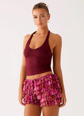 Shorts Bloomer Entertain Me - Lagoa Lavanda