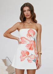 Minivestido tomara que caia Denby - Estampa floral Siena