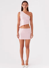 Top de lentejuelas Perfect Fantasy - Rosa