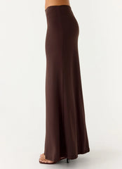 Saia Longa Like A Flower - Chocolate