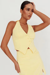 Top Tammi Halter Limão