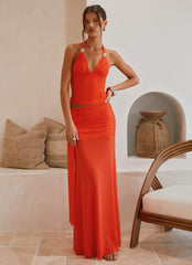 Falda larga Blaze - Rojo fuego