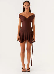 Minivestido Saffira - Chocolate