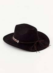 Sombrero vaquero Lone Star - Negro