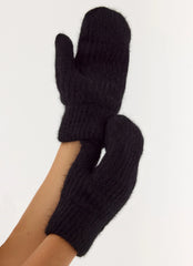 Manoplas de punto Winter Blaze - Negras