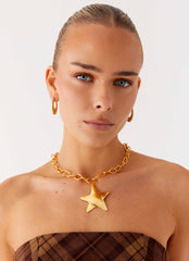 Colar Estrelar - Dourado