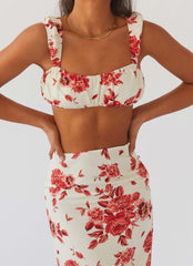 Top Bralet Villa Valencia - Rosa Floria