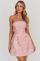 Mini Vestido Lazos Melty Kisses Rosa