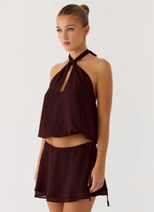 Top Everywhere I Go - Chocolate