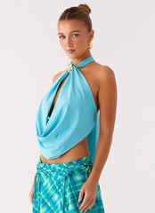 Top Moderno - Turquesa