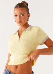 Polo de Tricô Walsh - Amarelo