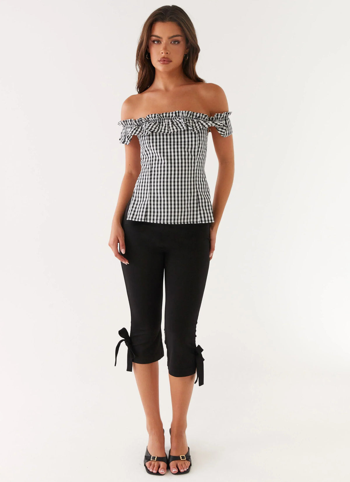 Gwyneth Top - Xadrez Vichy Preto
