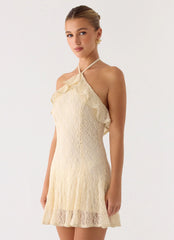 Minivestido Every Second - Marfil