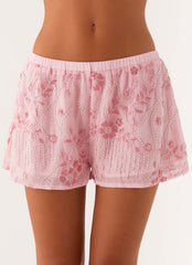 Pantalones cortos Mercer de lentejuelas - Rosa
