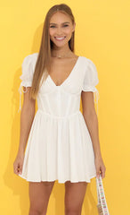Vestido Corpete na cor Branca