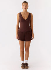 Hard To Tame Top - Chocolate