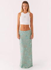 Top Curto Monogramado com Contas Signature - Branco