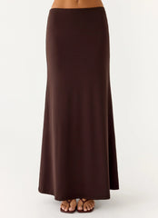 Saia Longa Like A Flower - Chocolate
