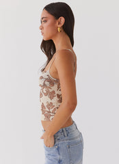 Top de tirantes de malla Love On Top - Hazel Bloom