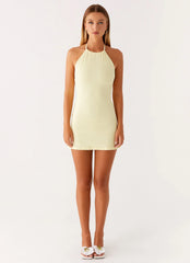 Minivestido de natación High Tide - Amarillo pastel
