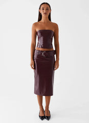 Top Cami Wynnie - Vermelho Cereja