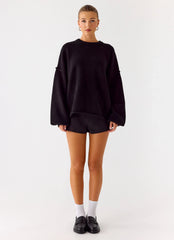 Jersey de punto oversize Jack - Negro