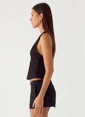 Top Mirna Alcinha - Preto